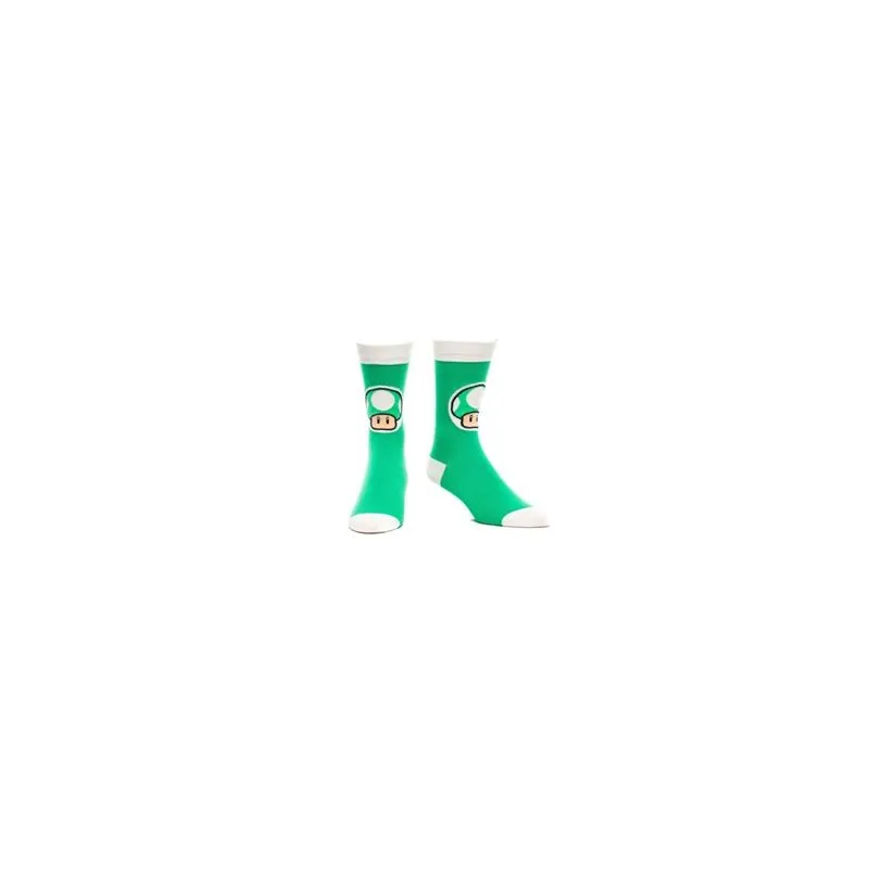 Nintendo Green Mushroom socks calzini