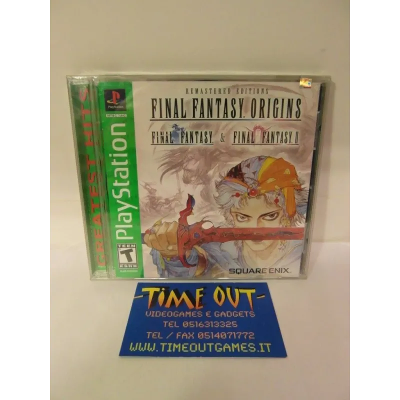 FINAL FANTASY ORIGINS REMASTERED EDITIONS SONY PS1 PSX NTSC USA NUOVO SIGILLATO