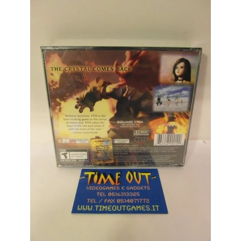 FINAL FANTASY IX SONY PS1 PSX NTSC USA NUOVO SIGILLATO