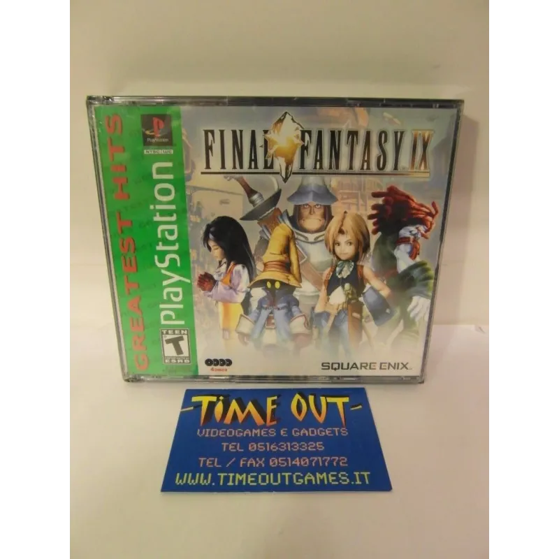 FINAL FANTASY IX SONY PS1 PSX NTSC USA NUOVO SIGILLATO