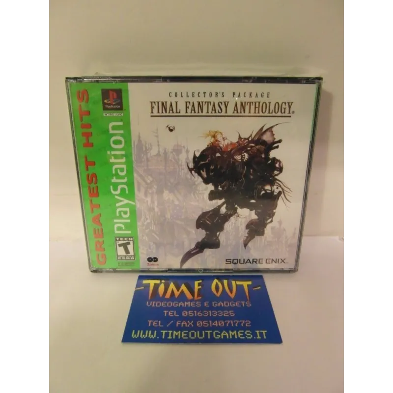 FINAL FANTASY ANTHOLOGY COLLECTOR'S PACKAGE SONY PS1 PSX NTSC USA NEW RARE