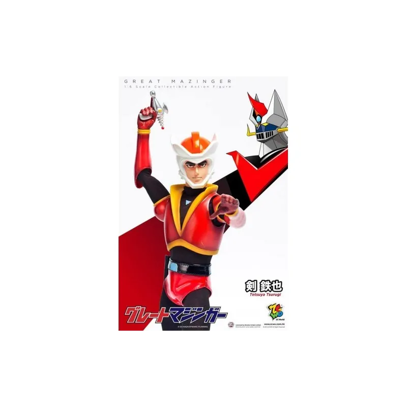 ZCWO 1/6 SCALE COLLECTIBLE ACTION FIGURE TETSUYA TSURUGI FROM GREAT MAZINGER