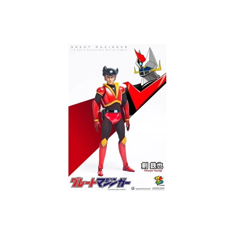 ZCWO 1/6 SCALE COLLECTIBLE ACTION FIGURE TETSUYA TSURUGI FROM GREAT MAZINGER