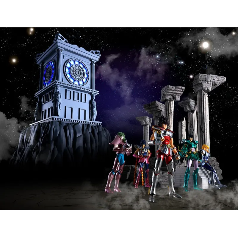 65211 SAINT CLOTH MYTH FIRE CLOCK IN SANCTUARY