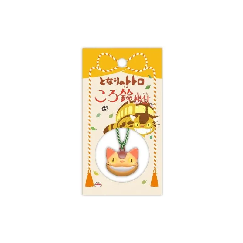 Studio Ghibli My Neighbor Totoro Figure Bell Charm Strap Cat bus Neko