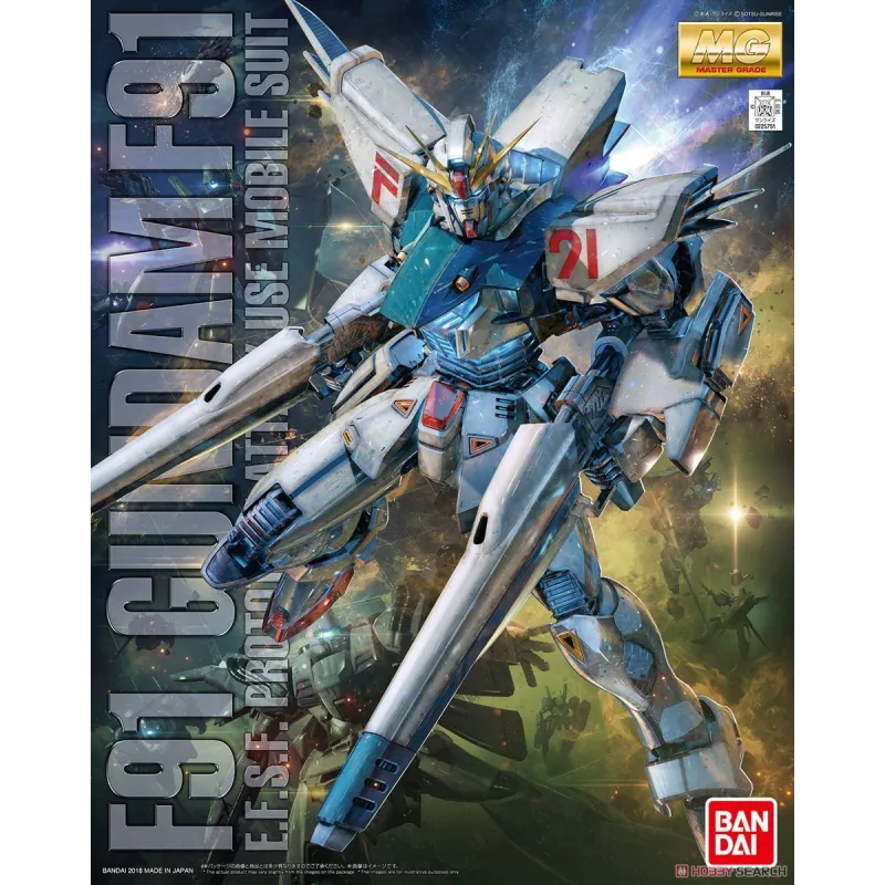Bandai Gunpla Master Grande MG 1/100 Gundam F91 Ver 2.0