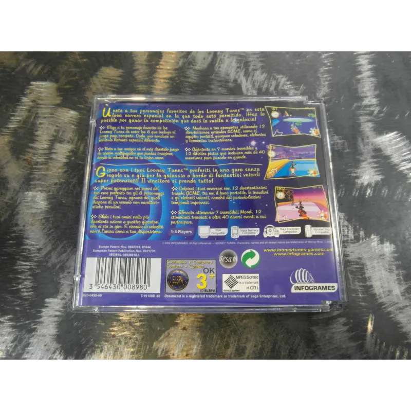 LOONEY TUNES SPACE RACE - Sega Dreamcast PAL