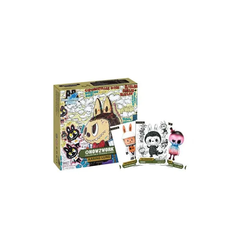 How2work Labubu Collectible TCG Chrome The Monster S3
