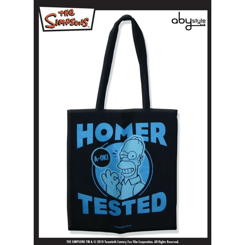 SIMPSONS - Tessuto Bag "Homer Tested" X5