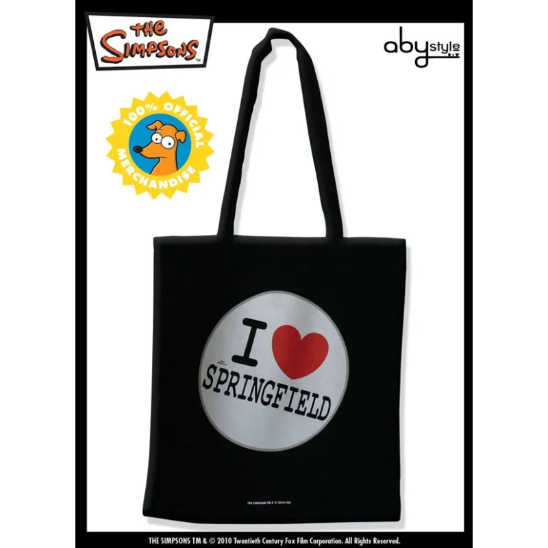 SIMPSONS - Tessuto Bag "I Love Springfield" X5