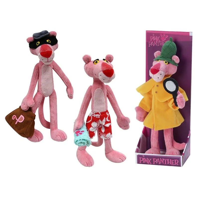La Pantera Rosa - Pink Panther Beanie Plush 3 Figure da 24 cm