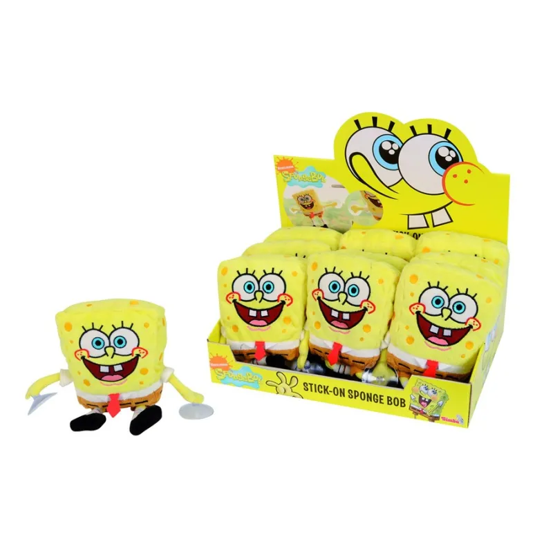 SpongeBob SquarePants Plush Figure with Suction Cups Display 25 cm