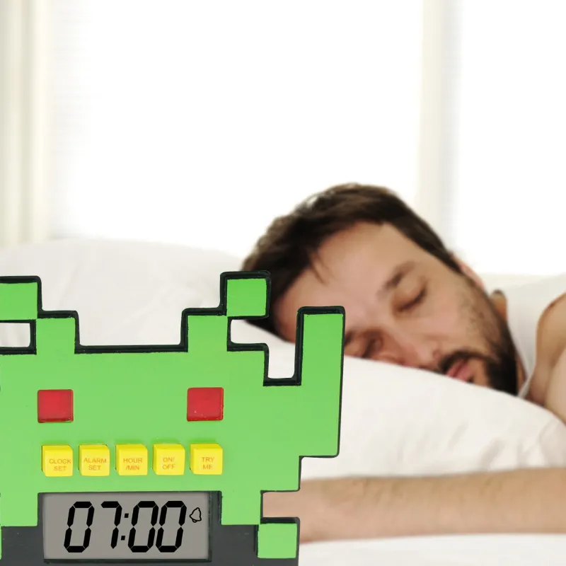 Space Invaders Alarm Clock 9 cm
